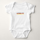 Recherche de drapeau allemand bébé vêtements Rouge
