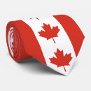 Recherche de drapeau canadien cravates Feuille d'érable