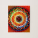 Recherche de mandalas puzzles Psychédélique