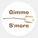 Recherche de marshmallow autocollants Feu de camp