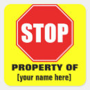 Recherche de propriétés autocollants Propriété de