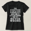 Recherche de cafetière tshirts Emploi