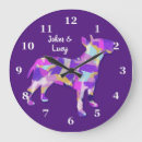 Recherche de terriers horloges Silhouette