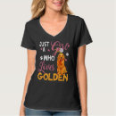 Recherche de golden retriever femme tshirts Dog
