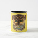 Recherche de hibou vintage tasses Bleu