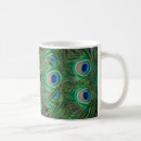 Recherche de plumage tasses Plumes de paon