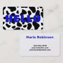 Recherche de blanc noir bleu cartes visite Pour elle