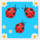 Recherche de coccinelle bleue autocollants Printemps