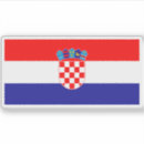 Recherche de drapeau croate autocollants Europe