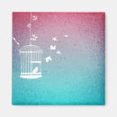 Recherche de oiseau vintage magnets Mignon