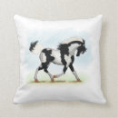 Recherche de poney blanc coussins Peinture