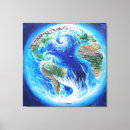 Recherche de planète impressions sur toile Bleu