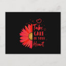 Recherche de maladie cartes postales Rouge