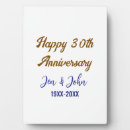 Recherche de 30 plaques Joyeux 30e anniversaire