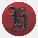 Recherche de monogramme h autocollants Noir