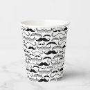 Recherche de motif de moustache assiettes en papier Aristocrate