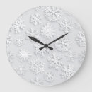 Recherche de flocons neige horloges Noël