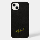 Recherche de signature iphone coques Noir