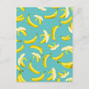 Recherche de motif de banane cartes postales Jaune