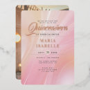 Recherche de marbre rose invitations Élégant