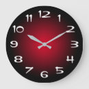 Recherche de rouge et noire horloges Nombre