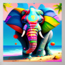 Recherche de animaux colorés posters Couleurs vives