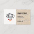 Recherche de chien dalmatien cartes visite Dalmate