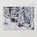 Recherche de hiver rustique cartes postales Flocons de neige