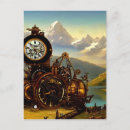 Recherche de machine steampunk cartes postales Imaginaire