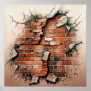 Recherche de rouge brique posters Abstrait