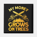 Recherche de bûcheron magnets Arbre