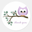 Recherche de hibou pourpre autocollants Bébé