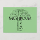 Recherche de nuage de mot cartes postales Champignon