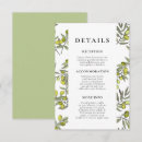 Recherche de branche cartes invitations Verdure