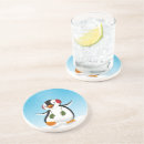 Recherche de pingouin mignon dessous de verres Joyeux noël