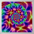 Recherche de spirale colorée posters Fractale