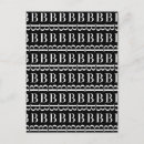 Recherche de initiales b cartes postales Élégant