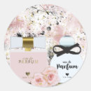 Recherche de bouteille de parfum autocollants Floral
