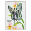 Recherche de papillons et mites cartes postales Bleu