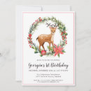 Recherche de rennes invitations Aquarelle