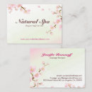 Recherche de fleurs de cerisiers cartes visite Floral