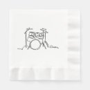 Recherche de instrument de musique serviettes Tambours