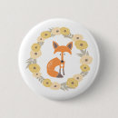 Recherche de renard de bébé badges Rustique