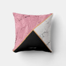 Recherche de marbre noir blanc coussins Triangles