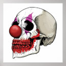 Recherche de de clown art Crâne