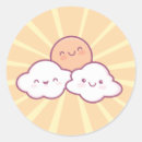 Recherche de nuage kawaii autocollants Nuages