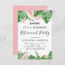 Recherche de détente invitations Aquarelle