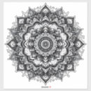 Recherche de mandala autocollants Fleur