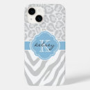 Recherche de léopard bleu iphone coques Girly