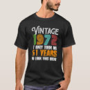 Recherche de anniversaire 51 ans homme vêtements Vintage